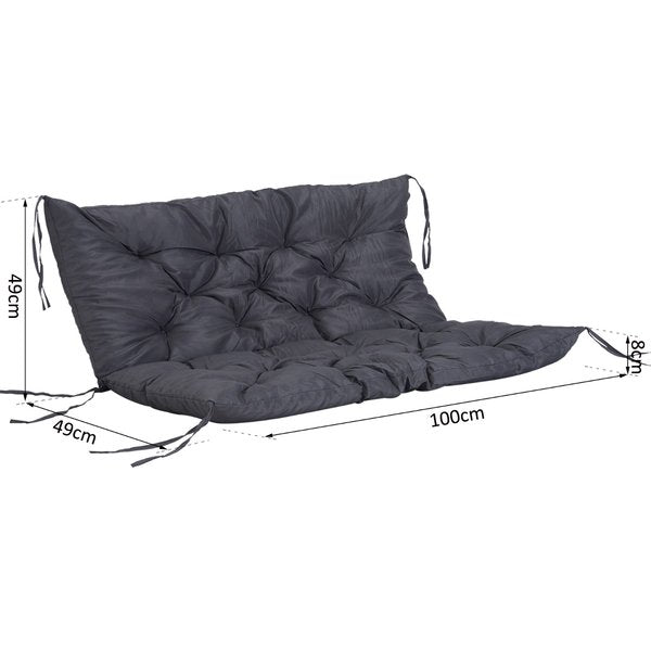 Tufted Swing Chair Cushion Replacement - Grey