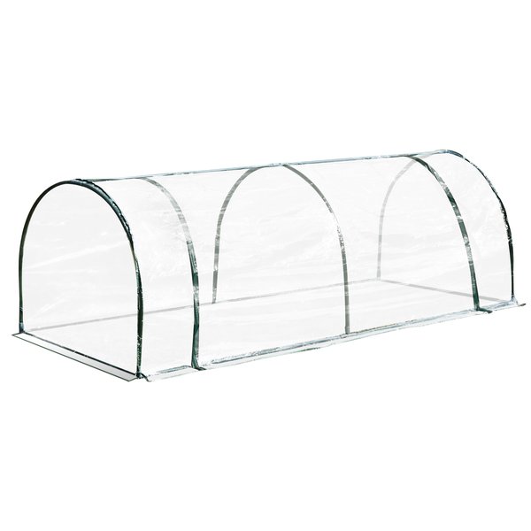 250x100x80 Cm. PVC Greenhouse Tunnel - Transparent