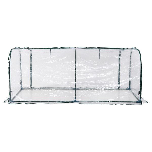 200Lx100Wx80H cm. PVC Greenhouse Tunnel - Transparent