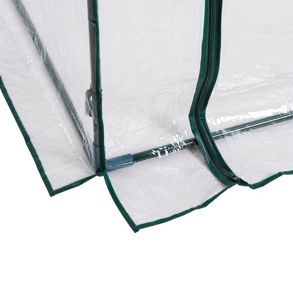 200Lx100Wx80H cm. PVC Greenhouse Tunnel - Transparent