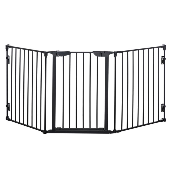 3-Panel Pet Safety Gate Playpen Fence Stair Barrier