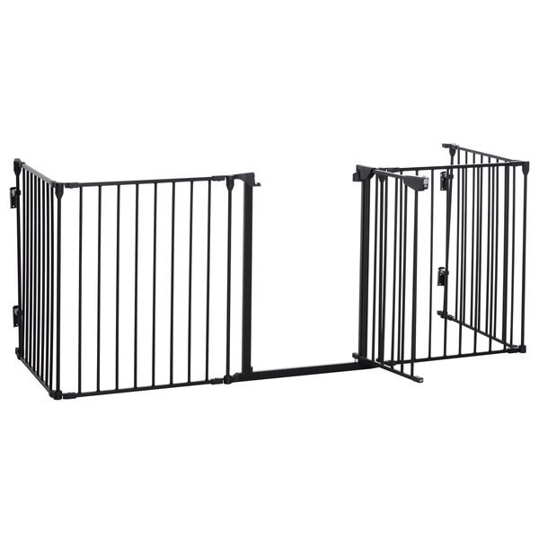 5-Panel Pet Safety Gate Playpen Stair Barrier