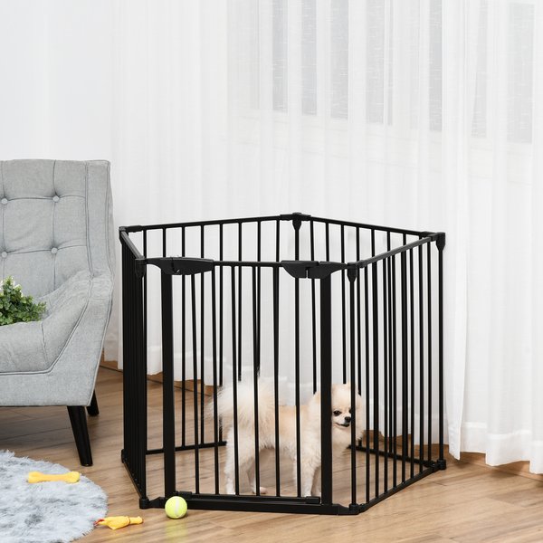 5-Panel Pet Safety Gate Playpen Stair Barrier