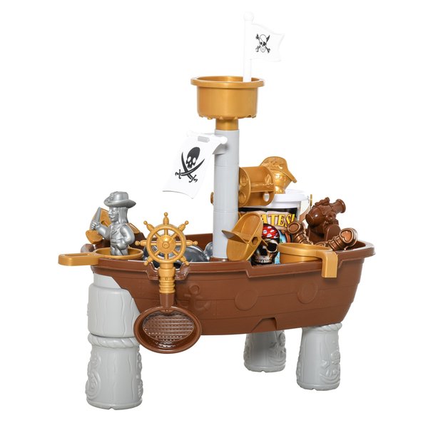 26 PCS Beach Pirate Ship Sand Water Table Toy Playset