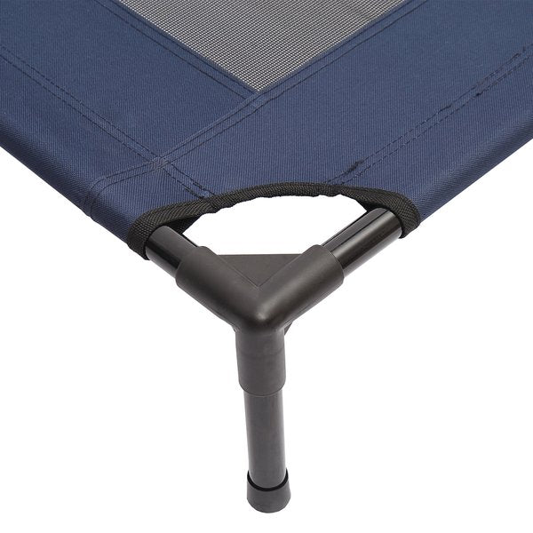 Portable Pets Elevated Raised Cot Bed Medium - Blue