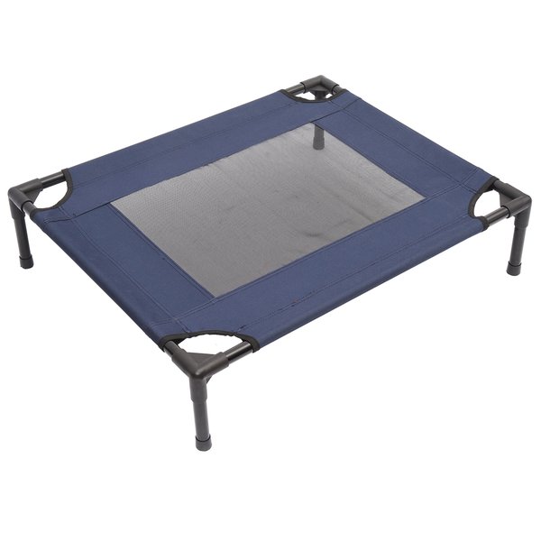 Portable Pets Elevated Raised Cot Bed Medium - Blue