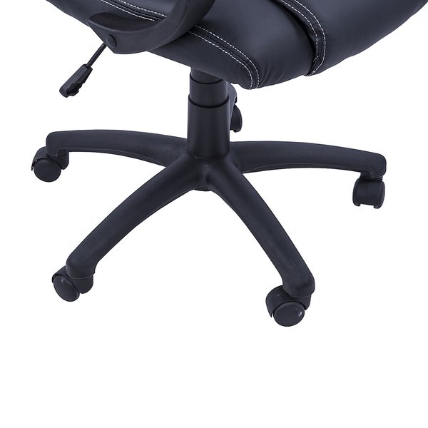 Racing Chair Gaming Sports Swivel PU Leather Office PC Height Adjustable-Black/Red