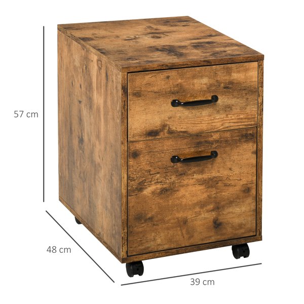 Rolling File Cabinet W/ Drawer, Hanging Folder, Organizer Letter Size