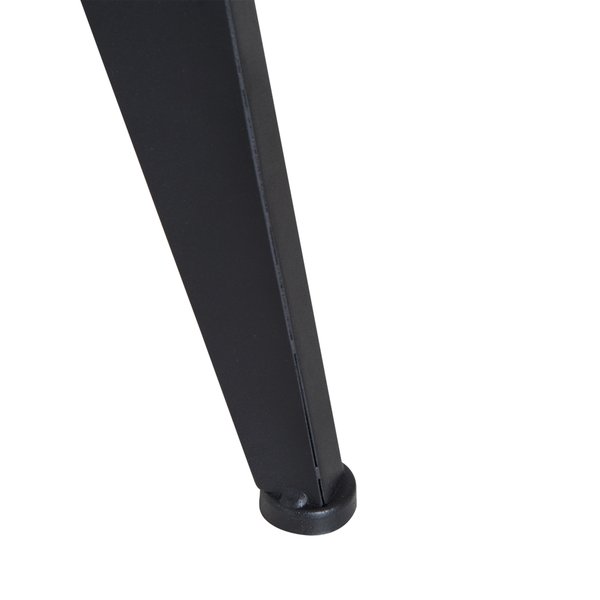 Swivel Bar Stool W/Wooden Top, Adjustable Height - Brown/Black